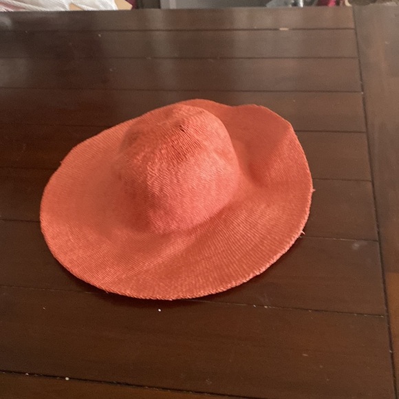 Hat straw pink orange beige white nice design - Picture 2 of 8